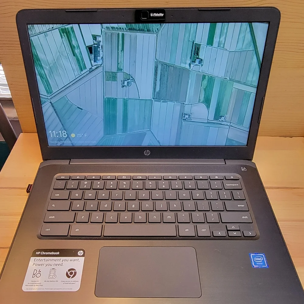HP 14-ca023nr 14 inch 32GB, Intel Celeron 3350 Dual, 1.10GHz, 4GB Chromebook